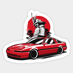 Red Supra MK3 Classic JDM Samurai Sticker